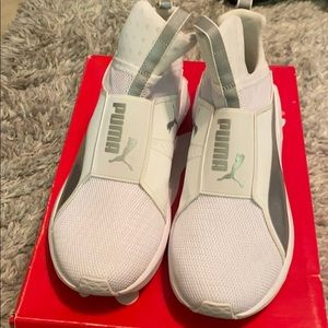 FIERCE CORE PUMA WHOTE PUMA SILVER WOMEN USA 7.5